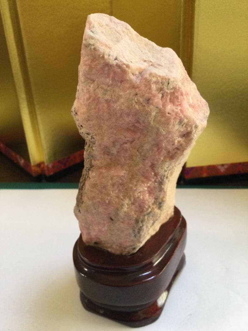 菱マンガンインカローズ原石　インカローズ原石　観賞石