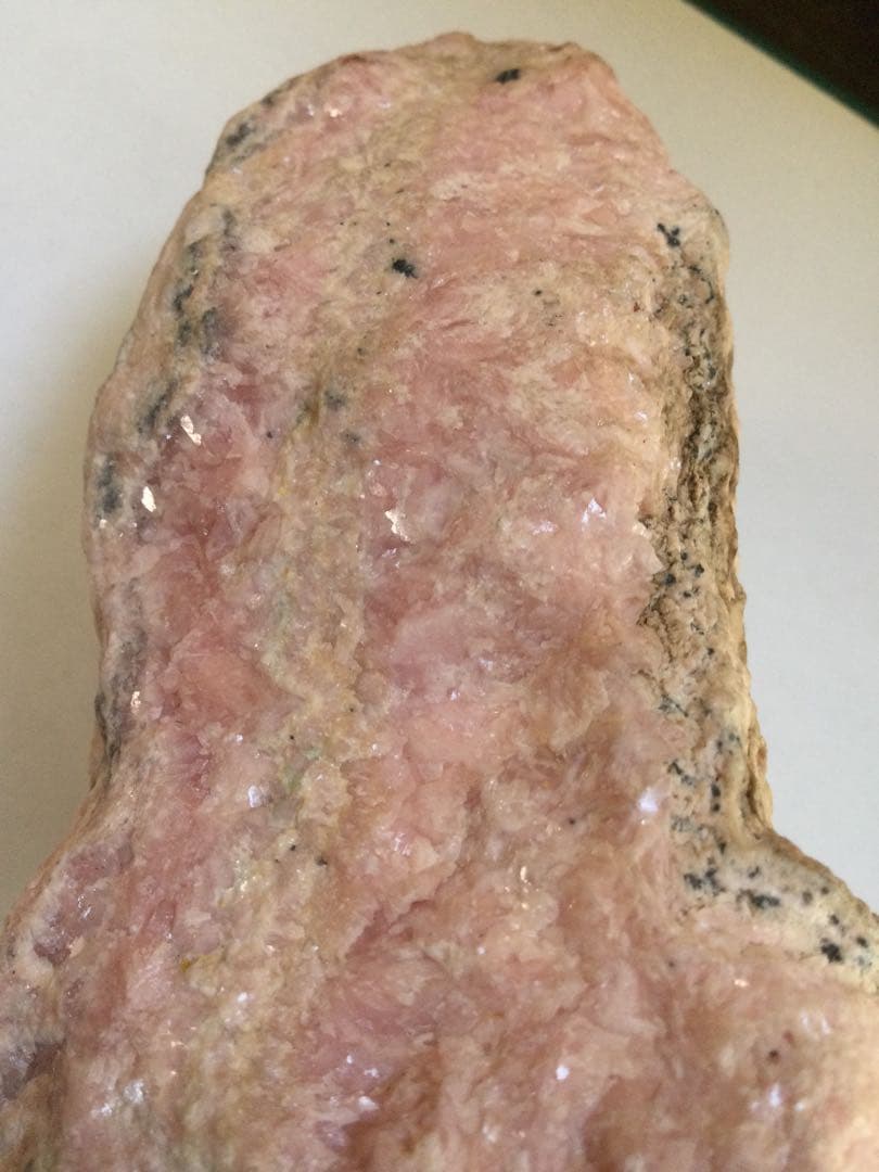 菱マンガンインカローズ原石　インカローズ原石　観賞石
