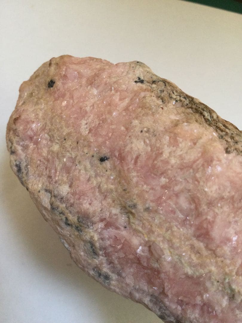 菱マンガンインカローズ原石　インカローズ原石　観賞石