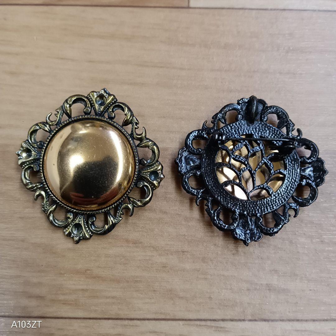 ●未使用品 七宝焼 材料 ブローチ ペンダント トップ 兼用 120個 まとめて