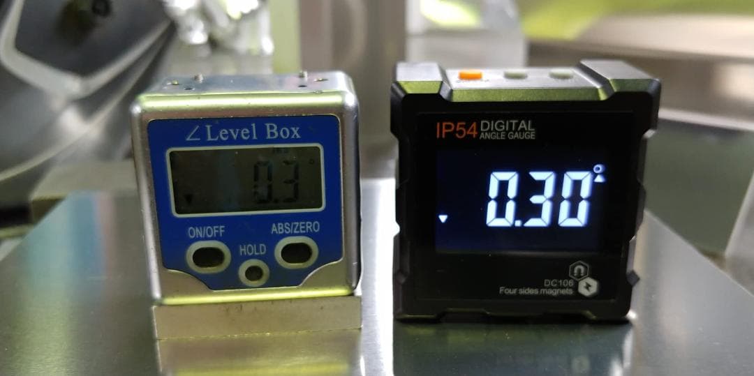 レベルボックス デジタル傾斜ボックス デジタル水平器 デジタル角度計