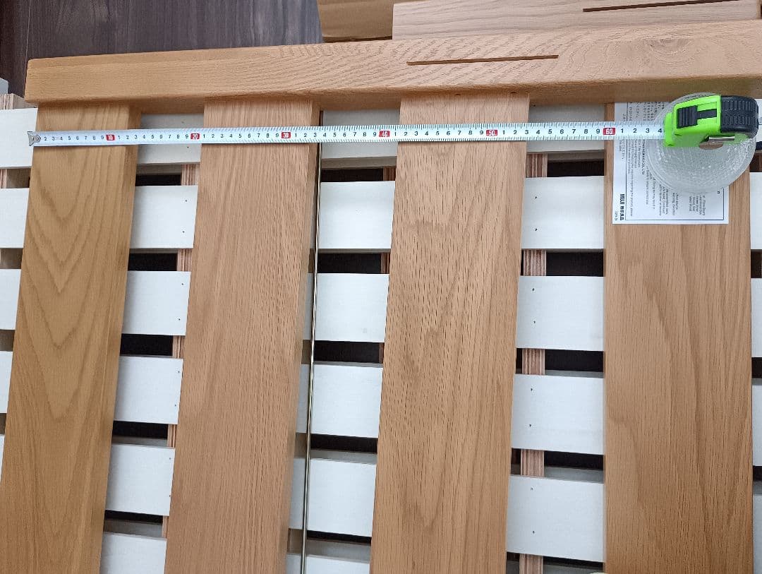 【使用1年未満】無印ダブルベッド