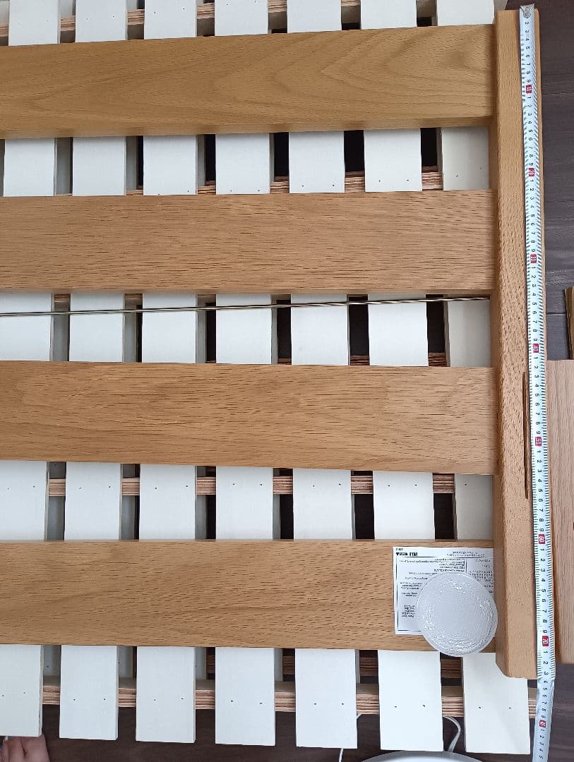 【使用1年未満】無印ダブルベッド