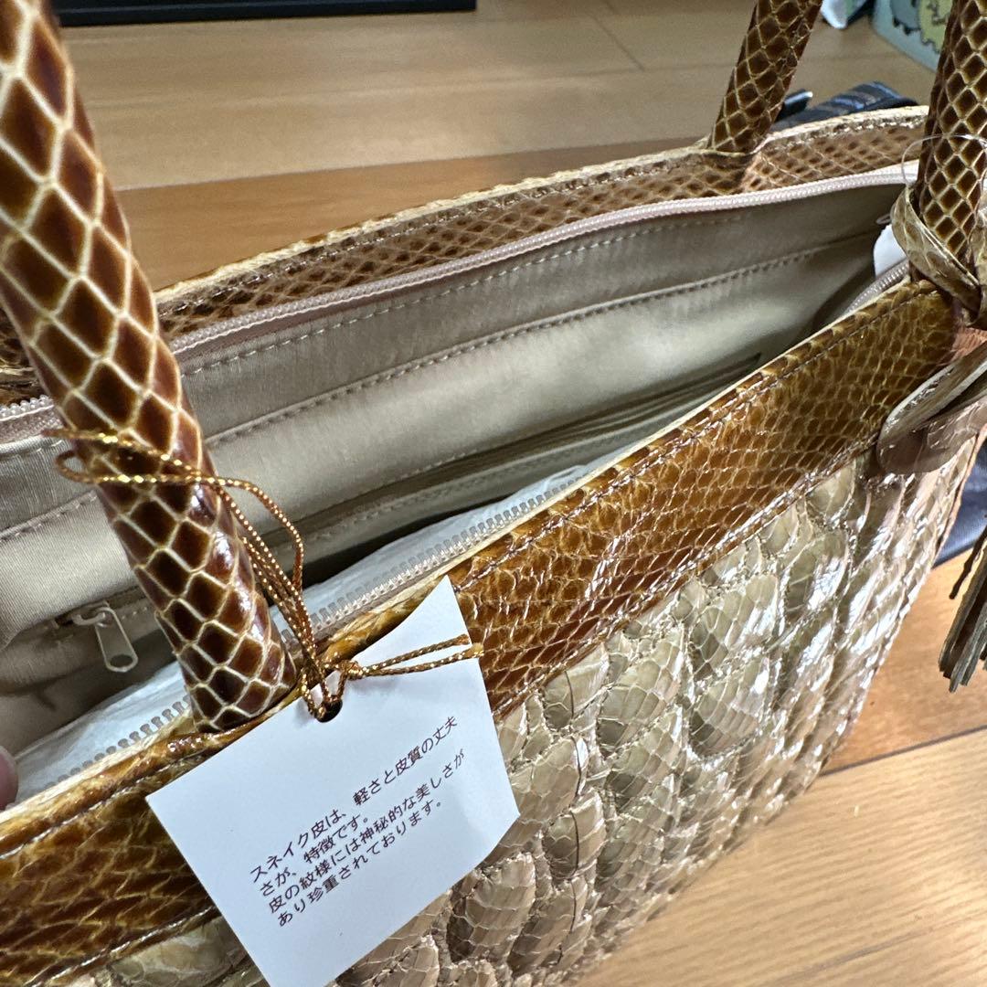 売り切り★超破格！新品本革バッグ4つまとめ蛇革オーストリッチ印傳屋マダムフリマ