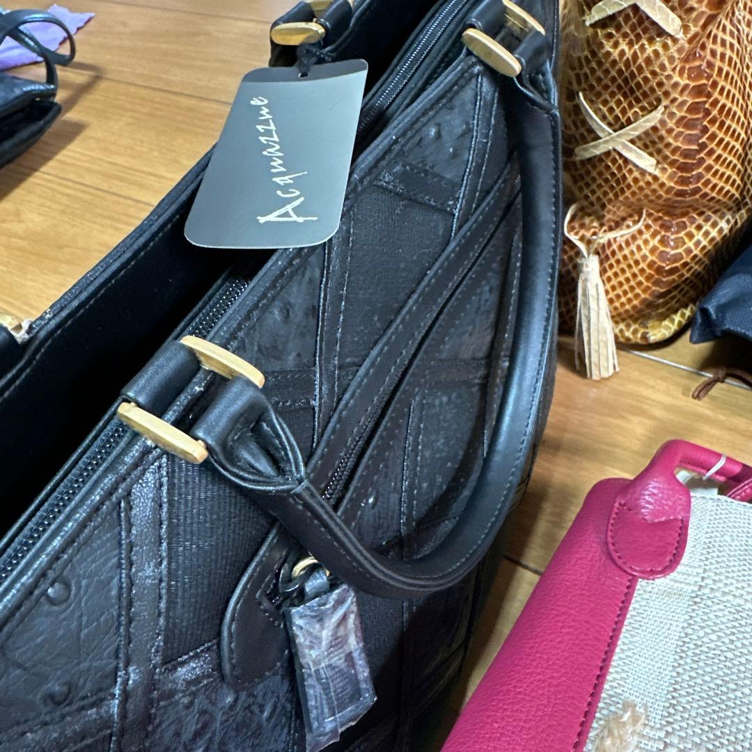 売り切り★超破格！新品本革バッグ4つまとめ蛇革オーストリッチ印傳屋マダムフリマ