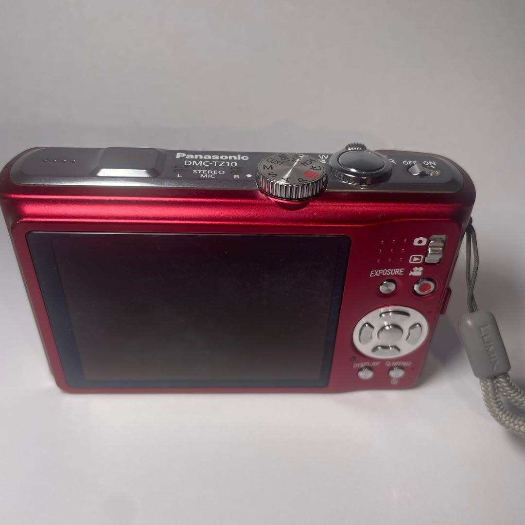Panasonic DMC-TZ10 レッド