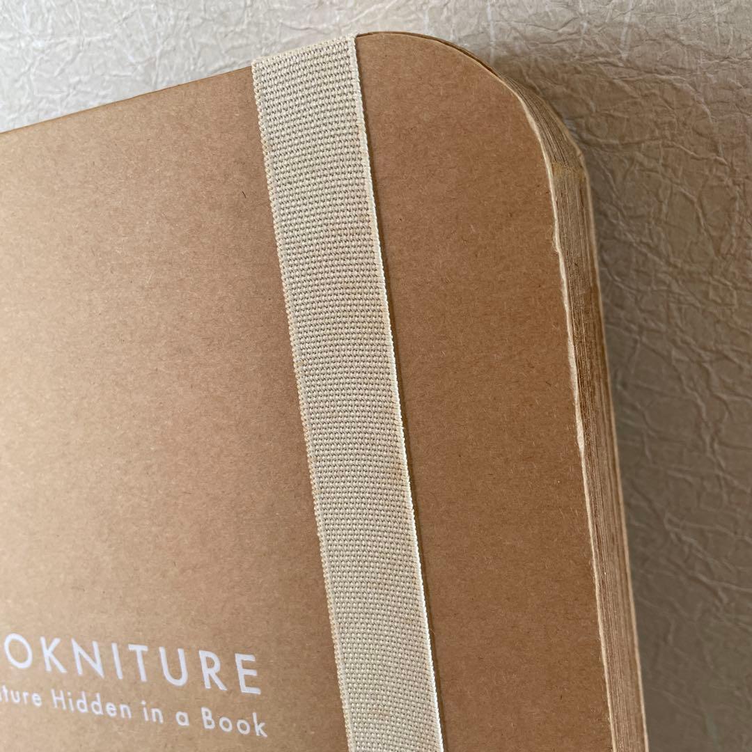 BOOKNITUREブックニチュア 折りたたみ椅子 スツール フィールドブラウン