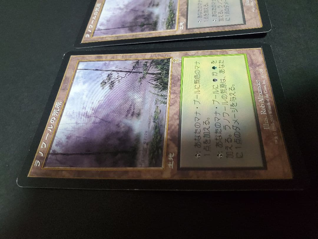 MTG ラノワールの荒原　Llanowar Wastes(日3枚)