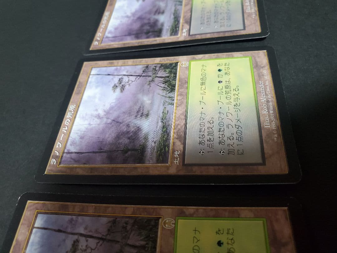 MTG ラノワールの荒原　Llanowar Wastes(日3枚)