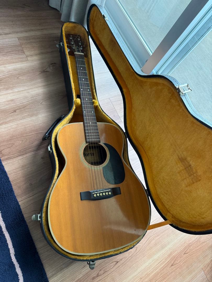Morris アコースティックギター F-15 ハードケース付き