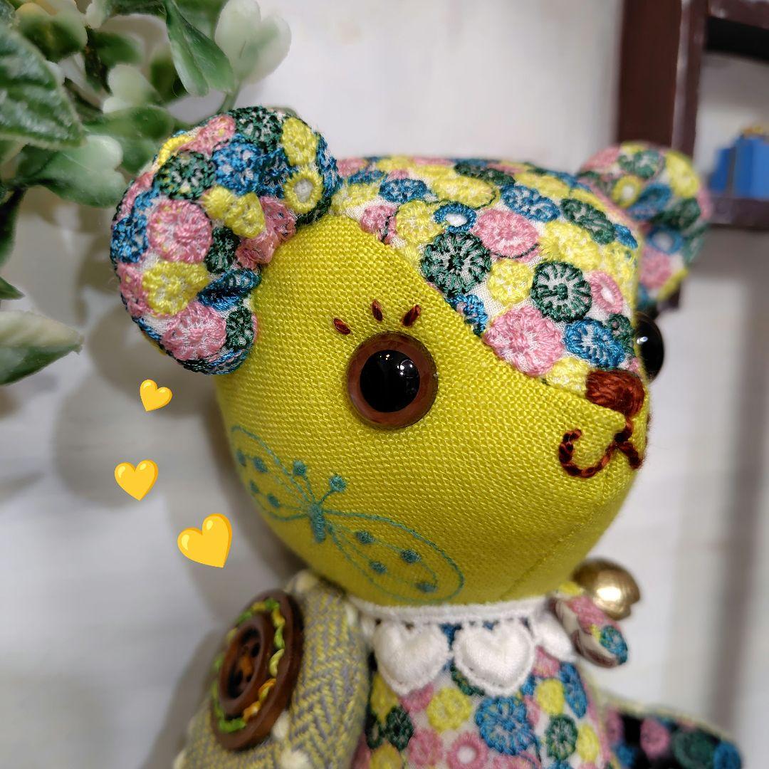 ミナペルホネン＊ハンドメイド＊ぬいぐるみ＊テディベア＊㊾