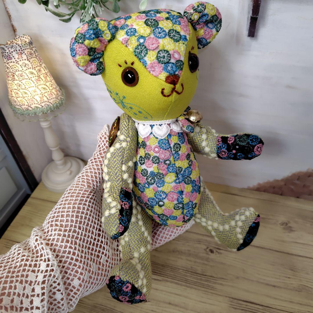 ミナペルホネン＊ハンドメイド＊ぬいぐるみ＊テディベア＊㊾