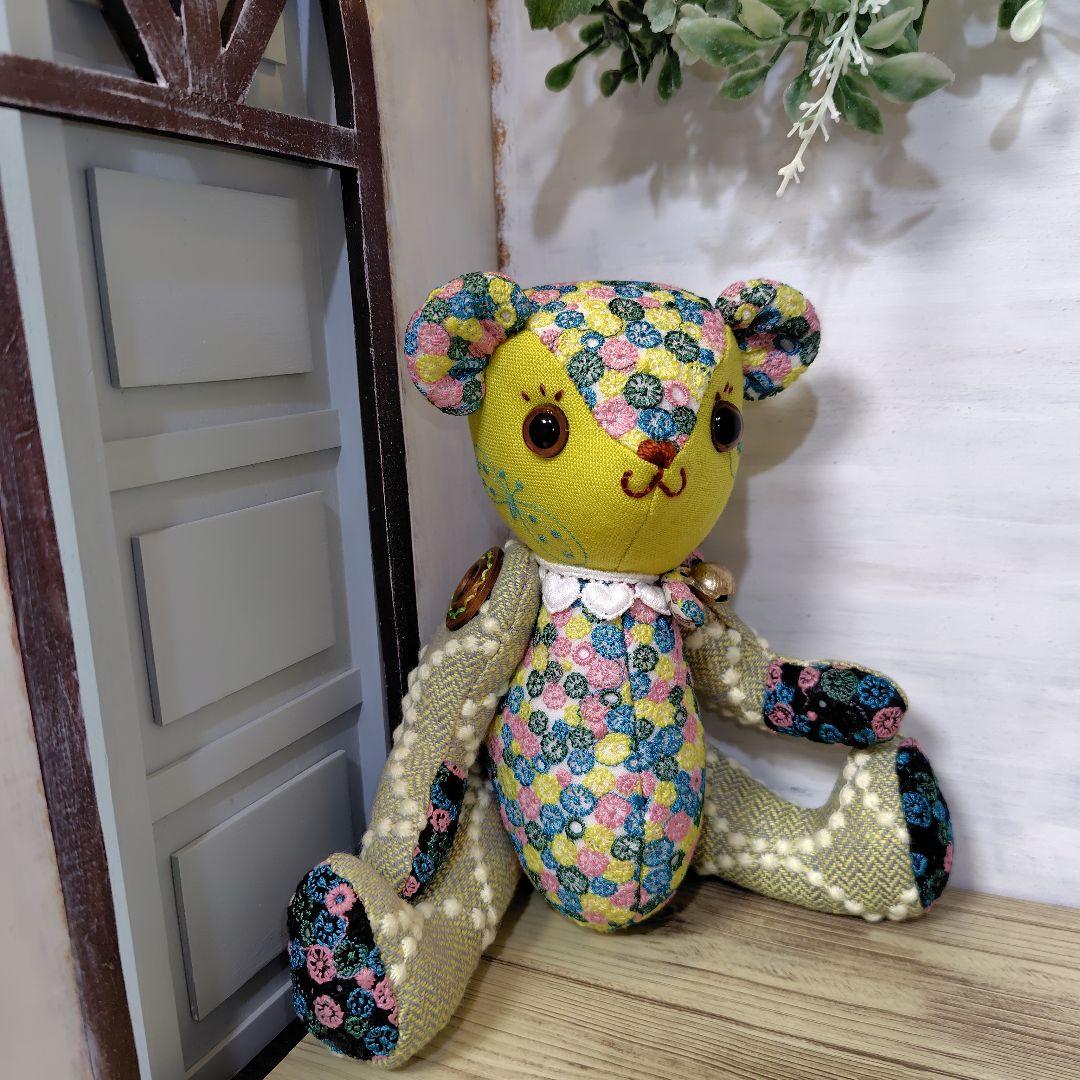 ミナペルホネン＊ハンドメイド＊ぬいぐるみ＊テディベア＊㊾