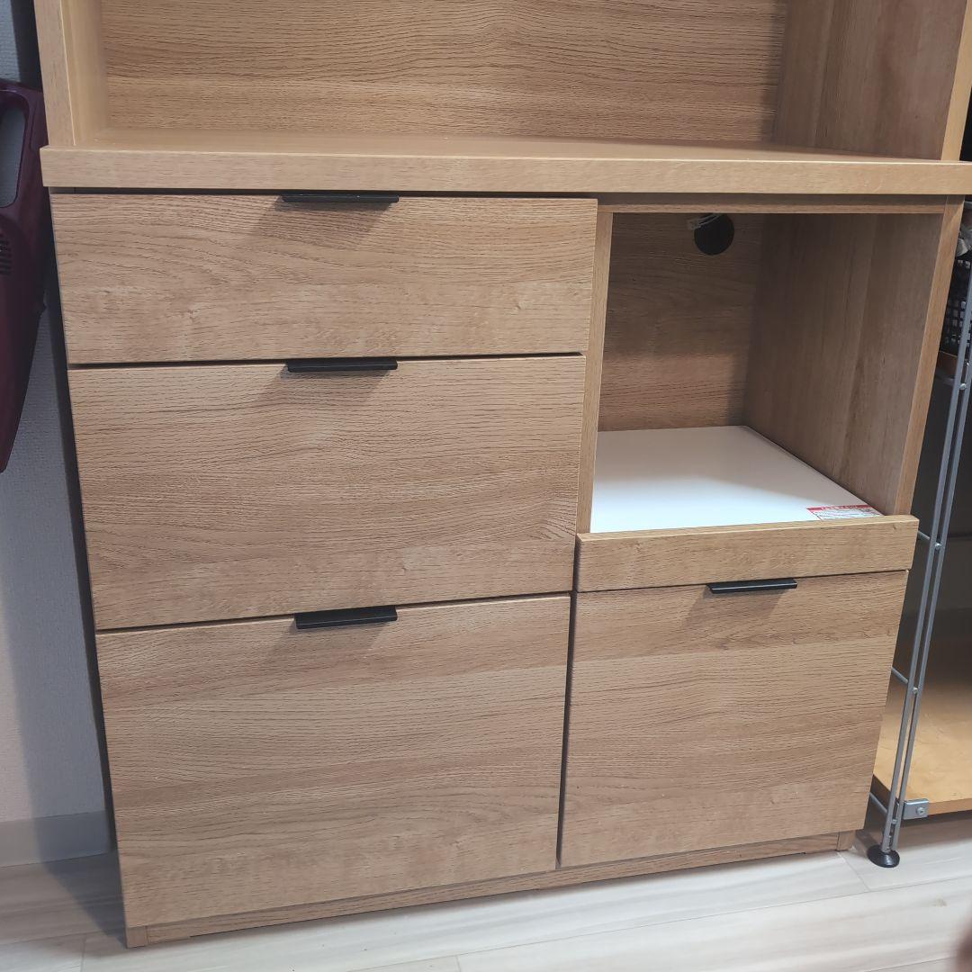 【美品】ニトリ　キッチンボード　エトナ90KB