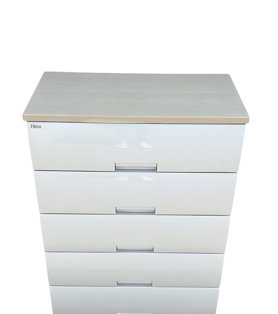 長期出品予定　Tenma天馬5段ケース　未使用部分有り　キャスター未