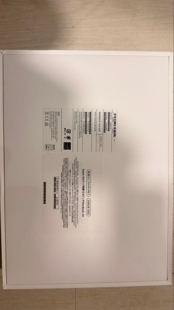 MacBook本体 mac book air M2