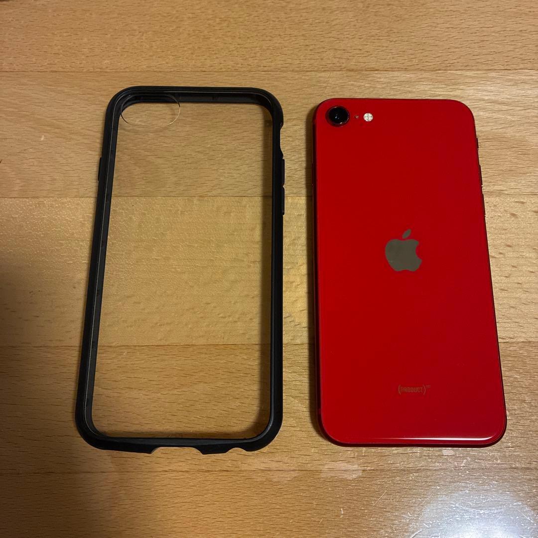 【美品】iPhone SE第二世代 SE2 64GB SIMフリー 赤 レッド