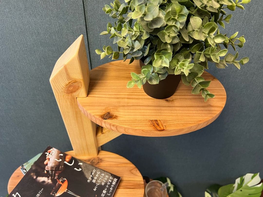 【送料無料】 タワーシェルフ ツリー形 L 収納棚 陳列棚