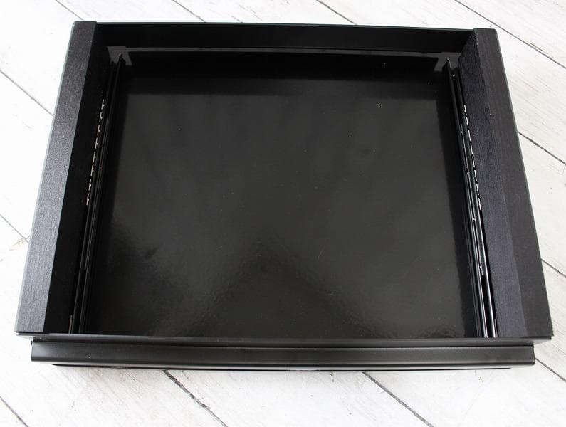 エムズファクトリー SAIKORO WHATNOT スライド天板 ピアノブラック