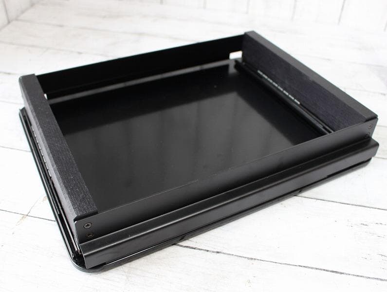 エムズファクトリー SAIKORO WHATNOT スライド天板 ピアノブラック