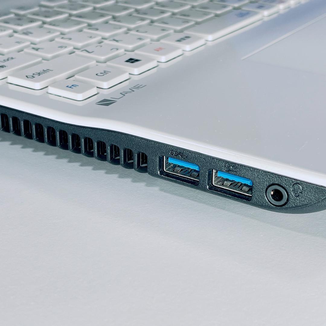 初期設定済！動画視聴に✨Win11＆快適SSD✨NECカメラ付ノートパソコン薄型