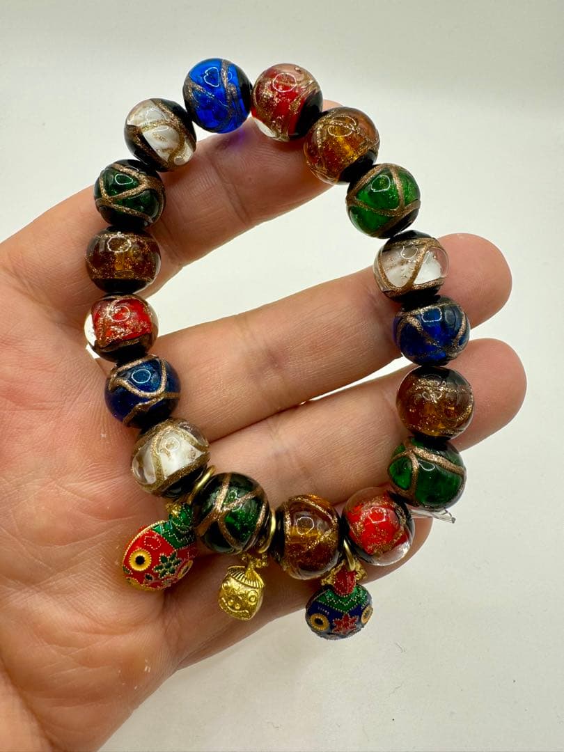 キレイ瑠璃 12mm 透明綺麗　香灰瑠璃の仏珠 めちゃくちゃ綺麗