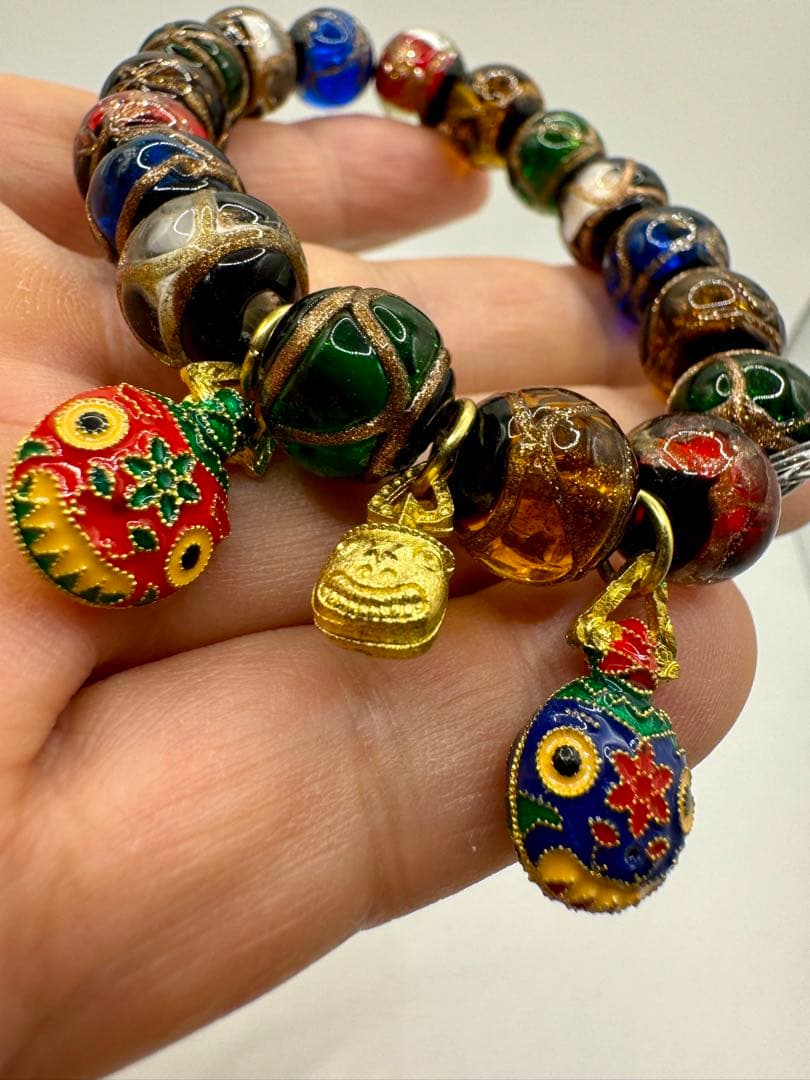 キレイ瑠璃 12mm 透明綺麗　香灰瑠璃の仏珠 めちゃくちゃ綺麗