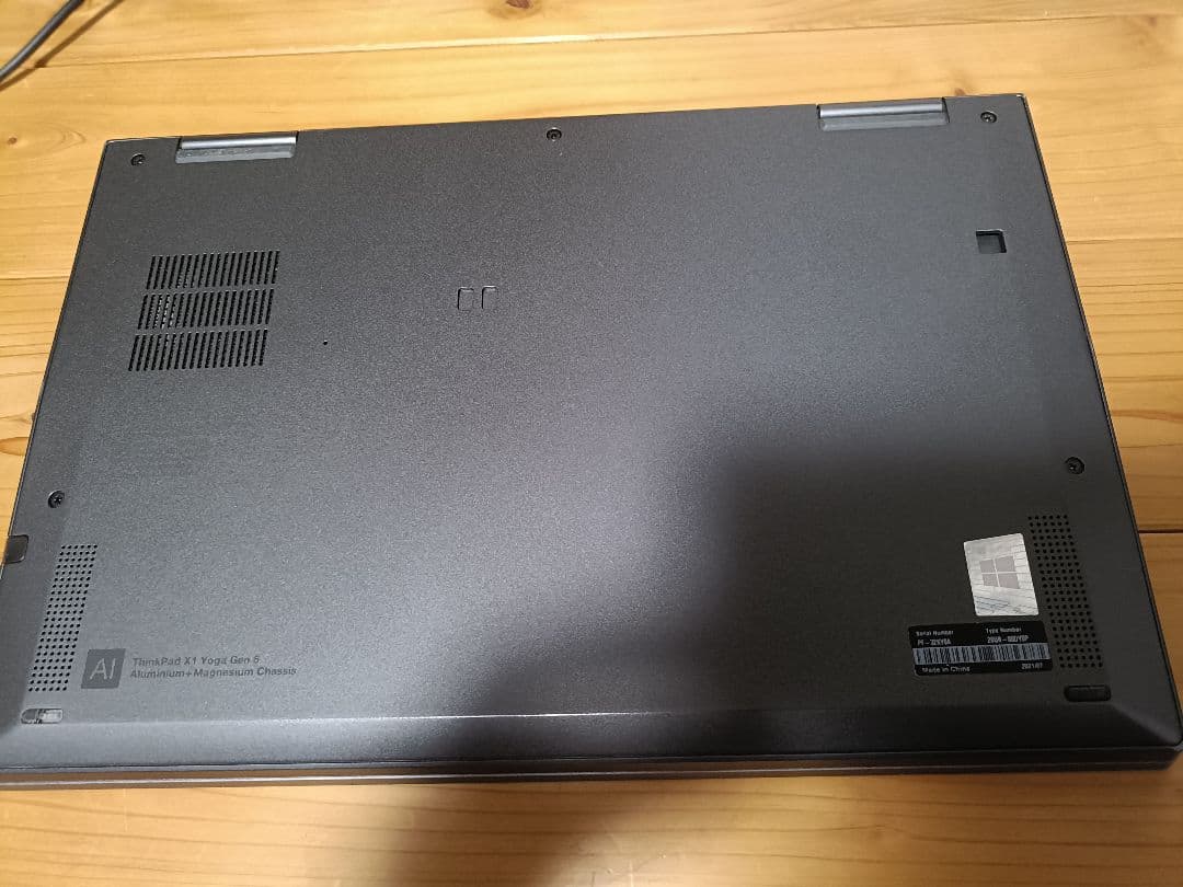 LenovoのThinkPad X1yoga 6gen 4Kディスプレイ