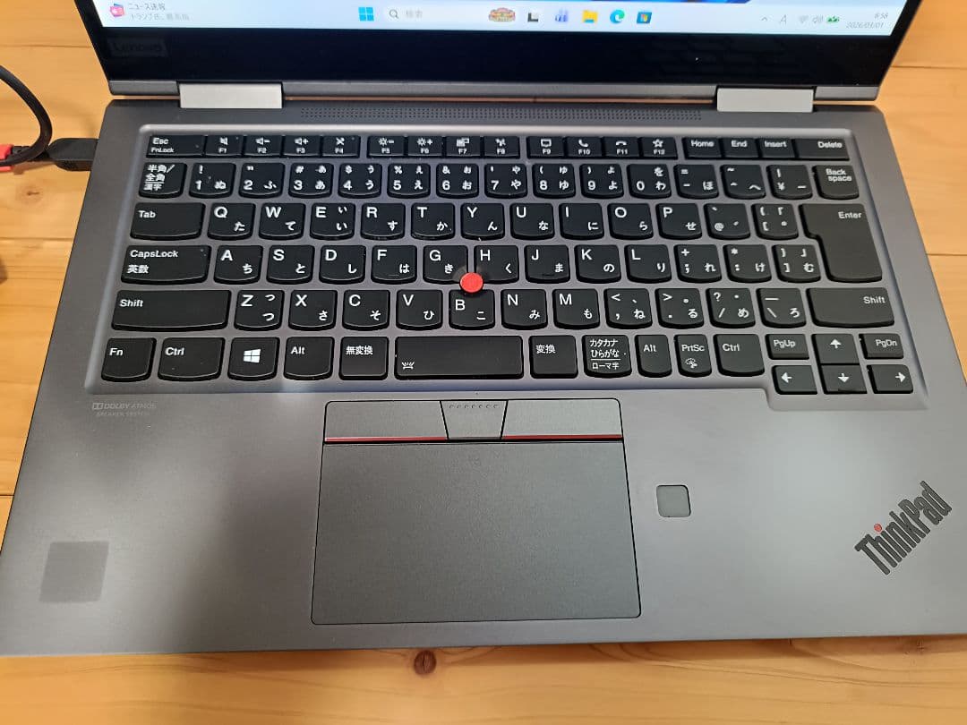 LenovoのThinkPad X1yoga 6gen 4Kディスプレイ