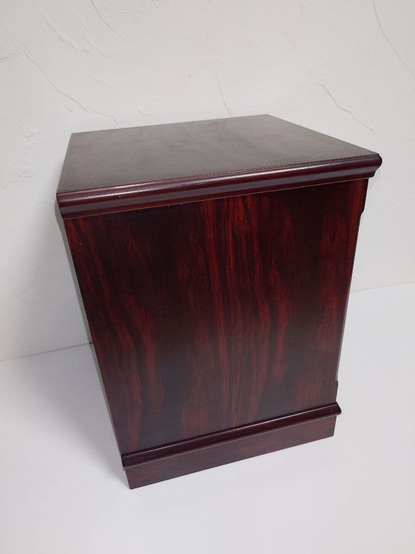 無垢 木製 3段 小物入れ 三段引出し 昭和レトロ 民芸 アンティーク 工芸