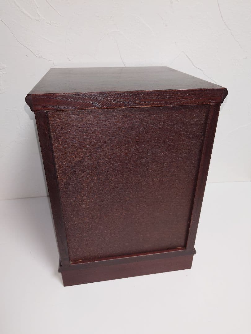 無垢 木製 3段 小物入れ 三段引出し 昭和レトロ 民芸 アンティーク 工芸