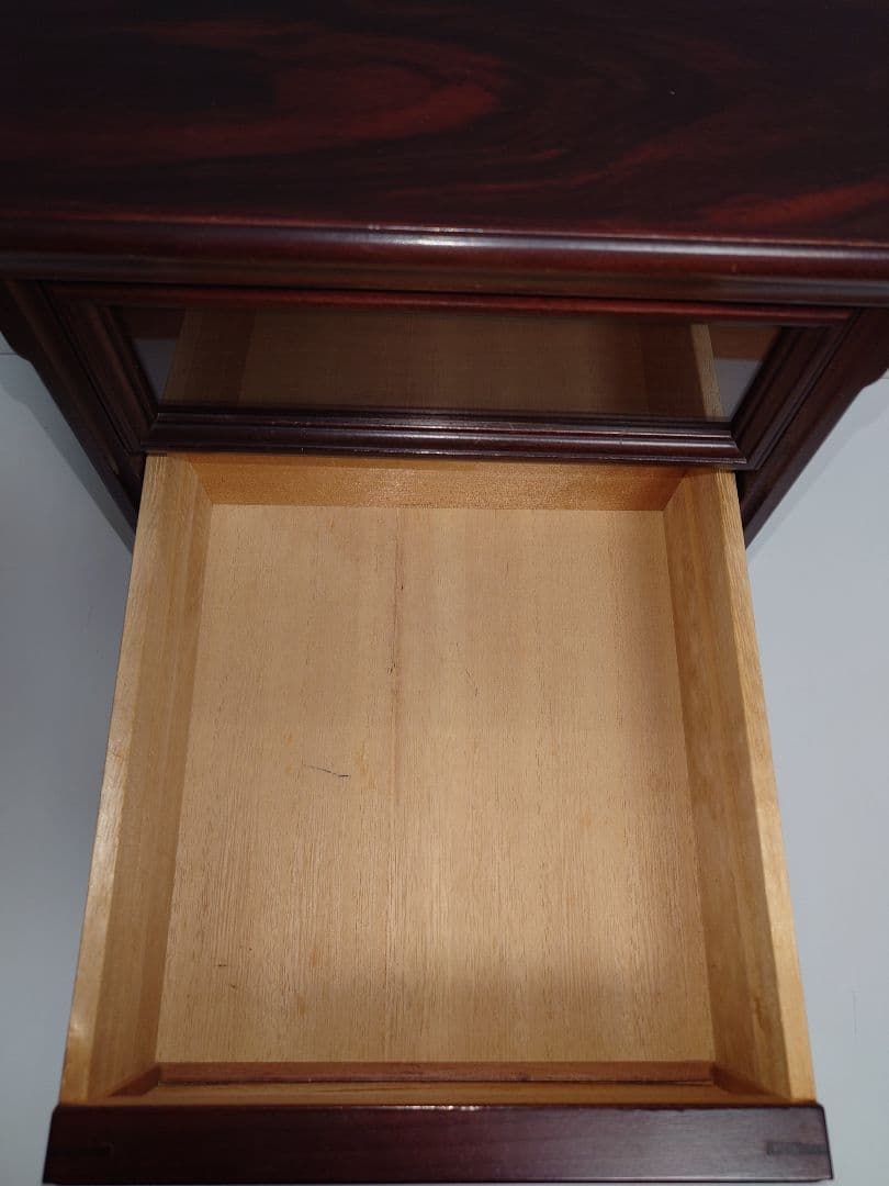 無垢 木製 3段 小物入れ 三段引出し 昭和レトロ 民芸 アンティーク 工芸