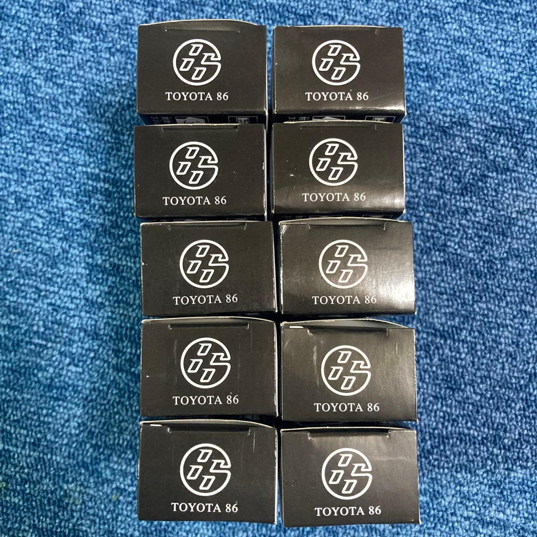 トミカトヨタ86クリスタルブラックシリカ10台セット