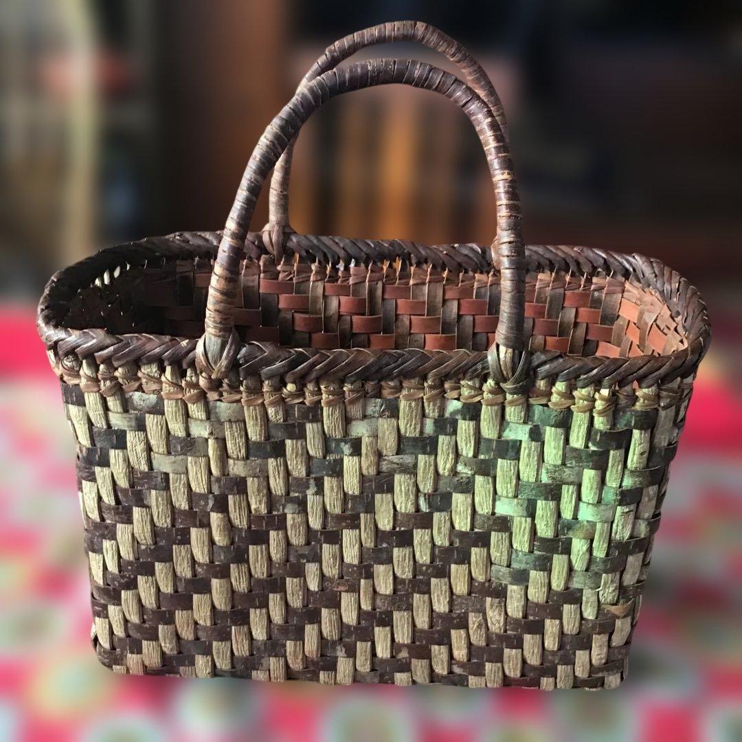 新潟産　山葡萄　天然　バック　手さげ鞄　ぶどう