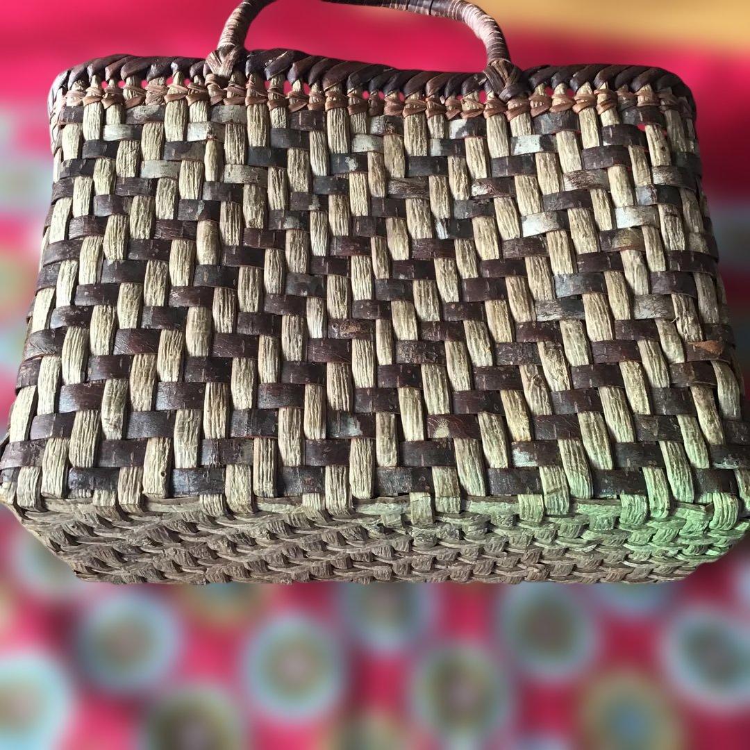 新潟産　山葡萄　天然　バック　手さげ鞄　ぶどう