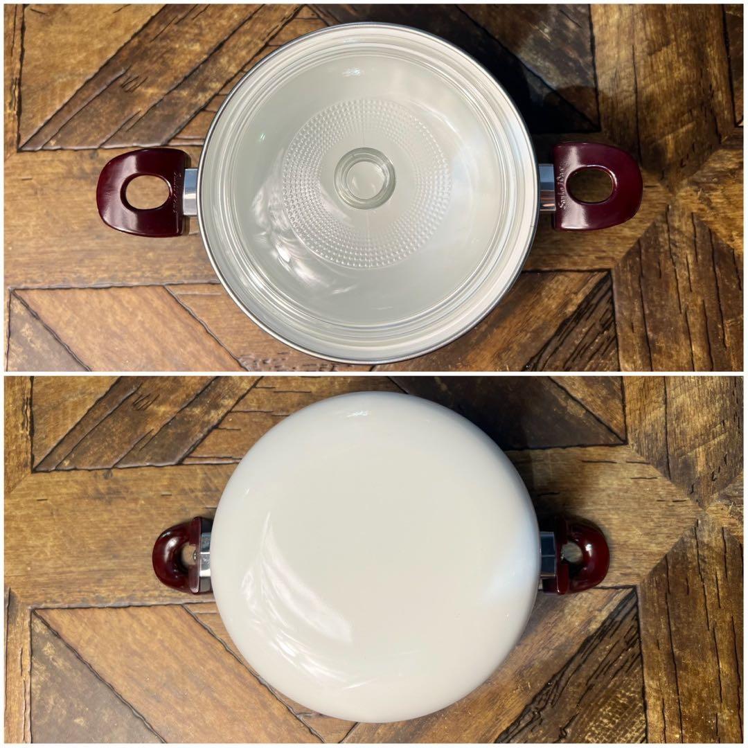 未使用 ケトル ホーロー鍋 セット 昭和レトロ レトロポップ インテリア 花柄