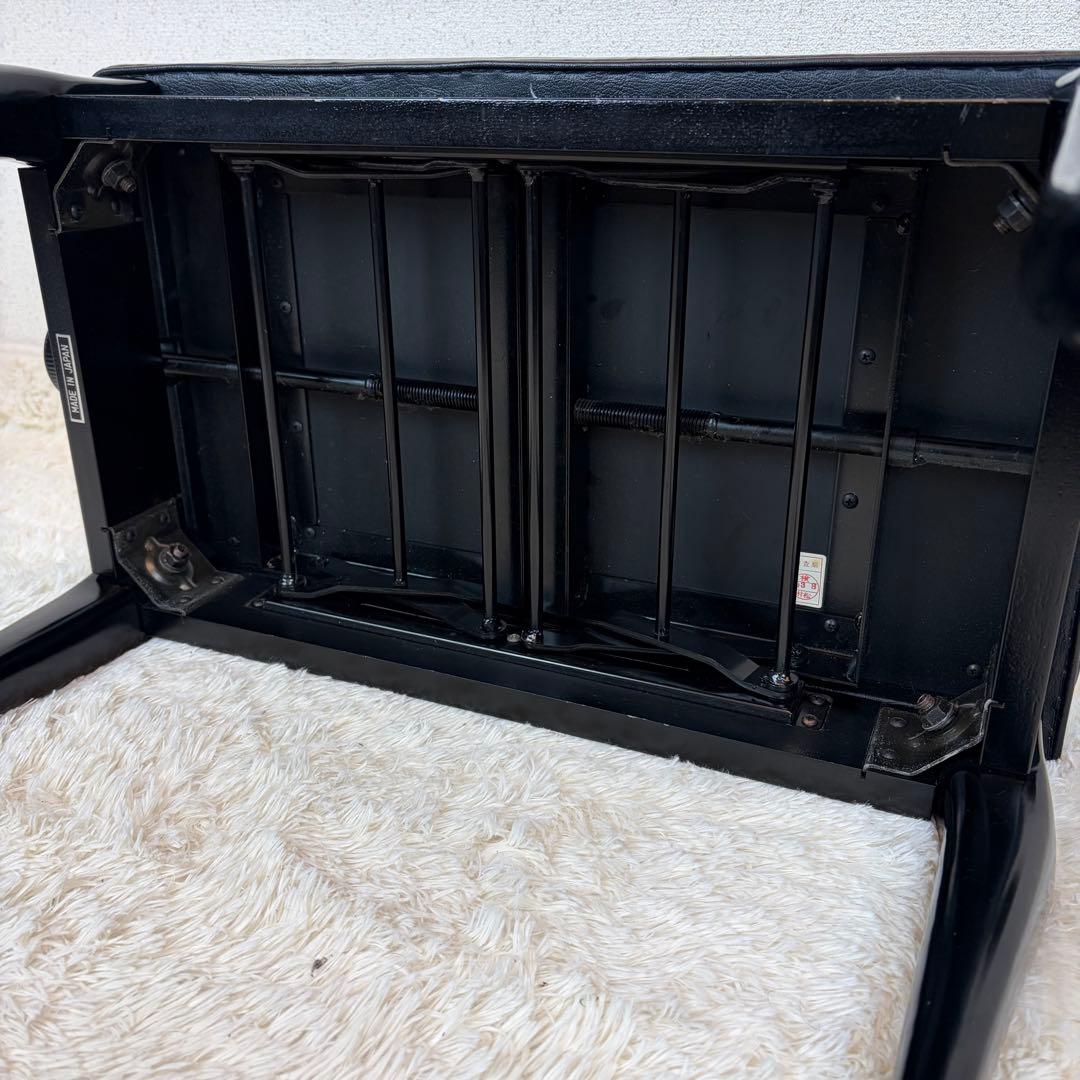 送料無料 昇降式ピアノ椅子 猫脚 猫足 スツール チェア 本革 レザー