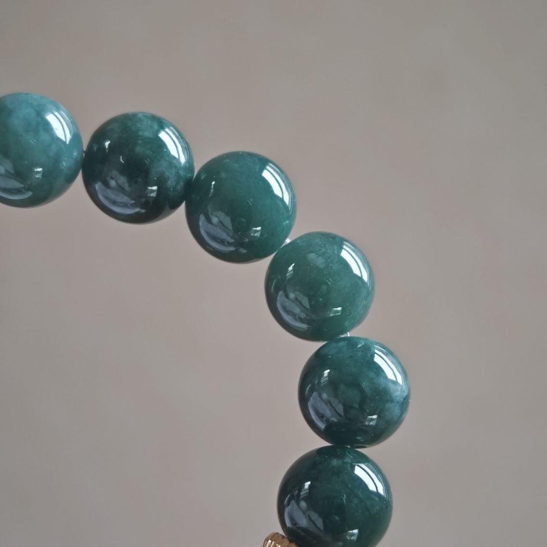 新作☆珈琲カラー蓮花宝瓶ブレスレット