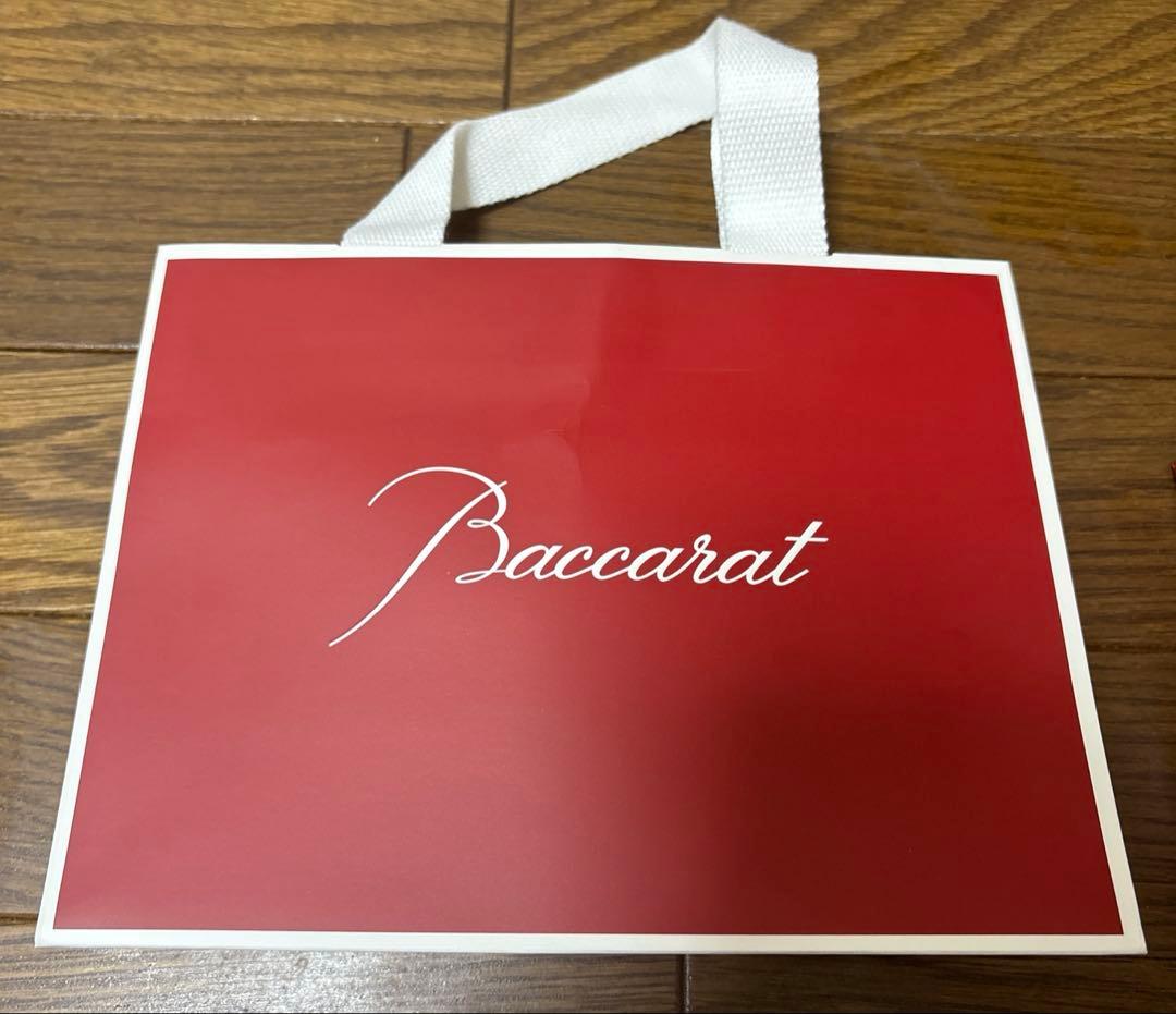 【未使用】付属品多数！Baccarat バカラ　ラッキーバタフライ　ターコイズ