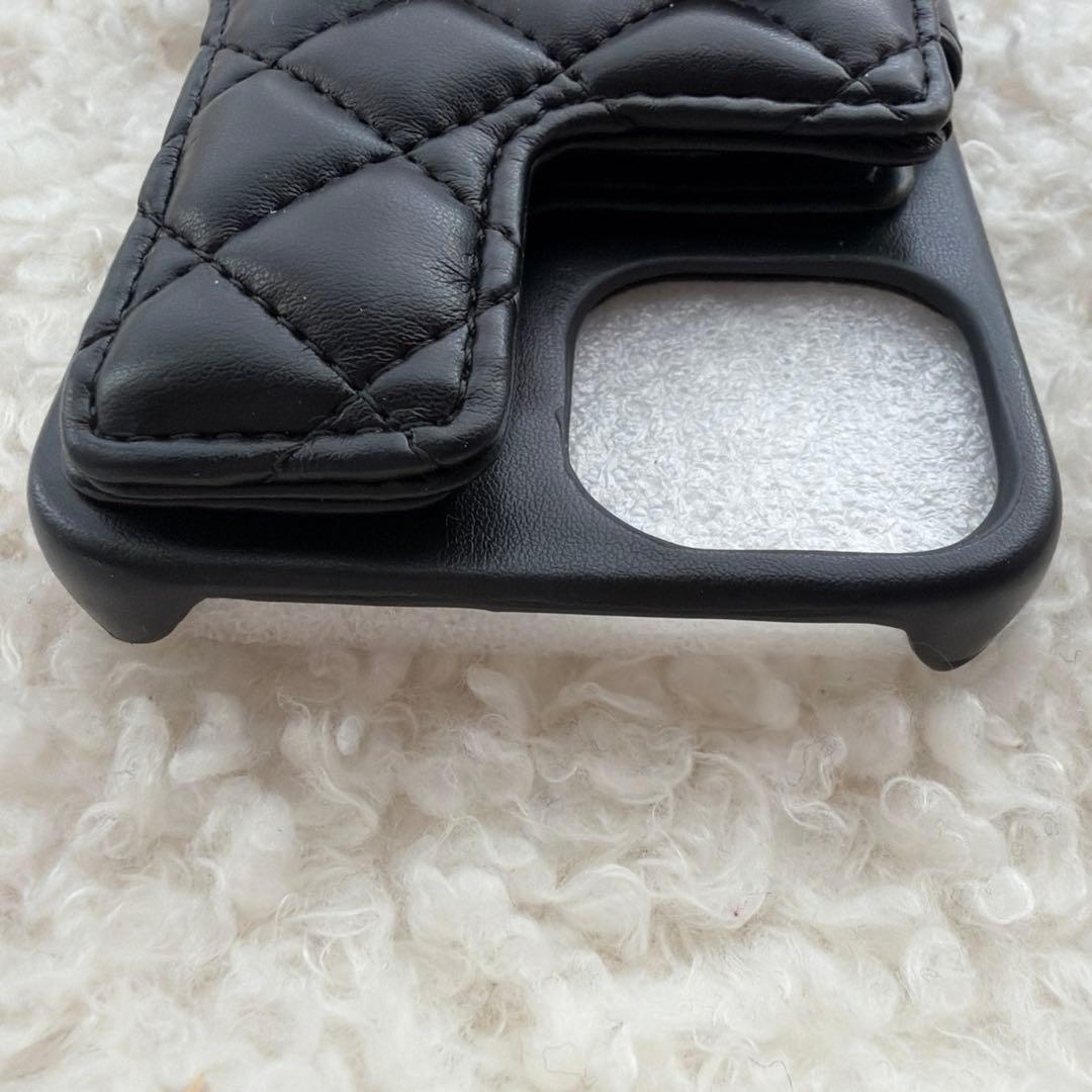 Pium リボンキルティングiPhone14ケース