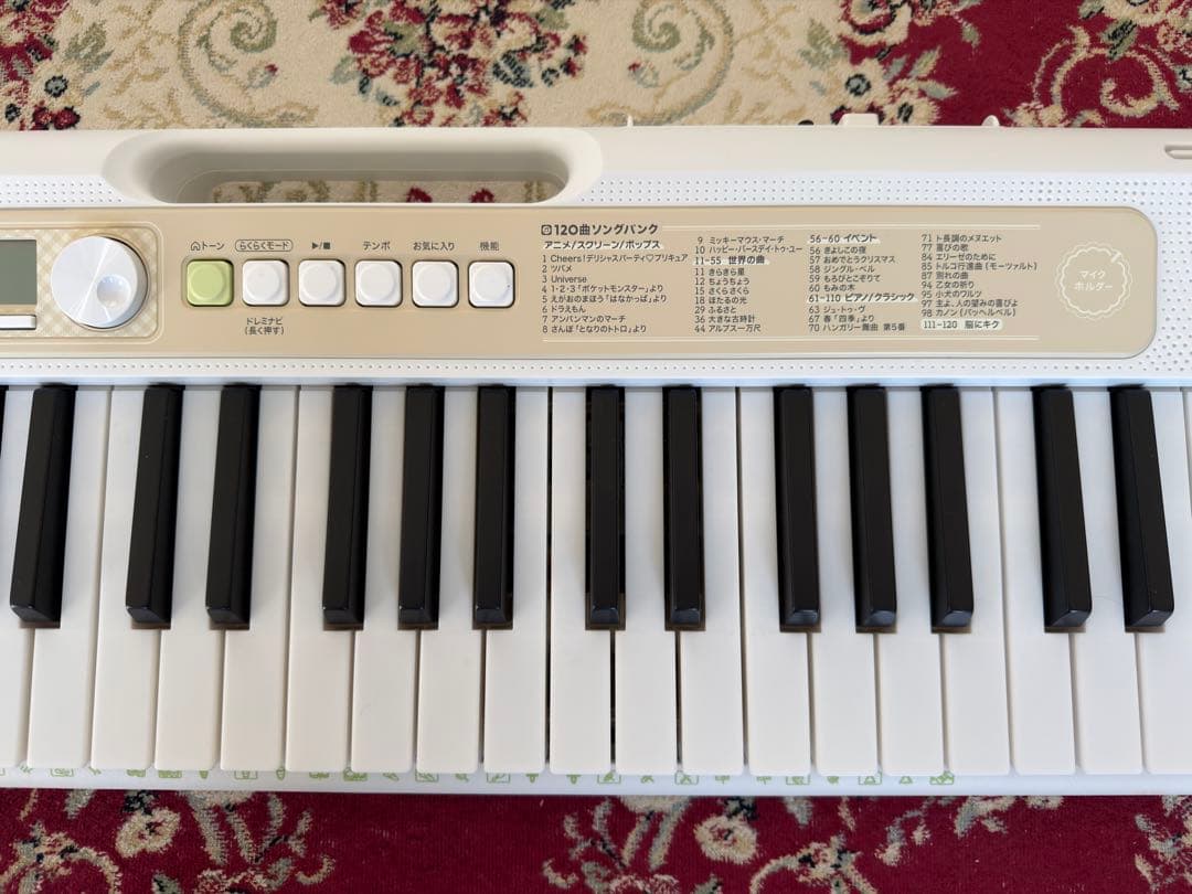 カシオ　ナビゲーション 電子ピアノLK-325