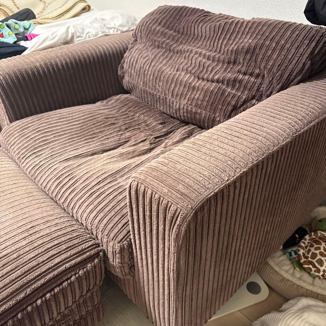 ACME FURNITURE レイクウッドソファ　1人がけ　オットマンセット