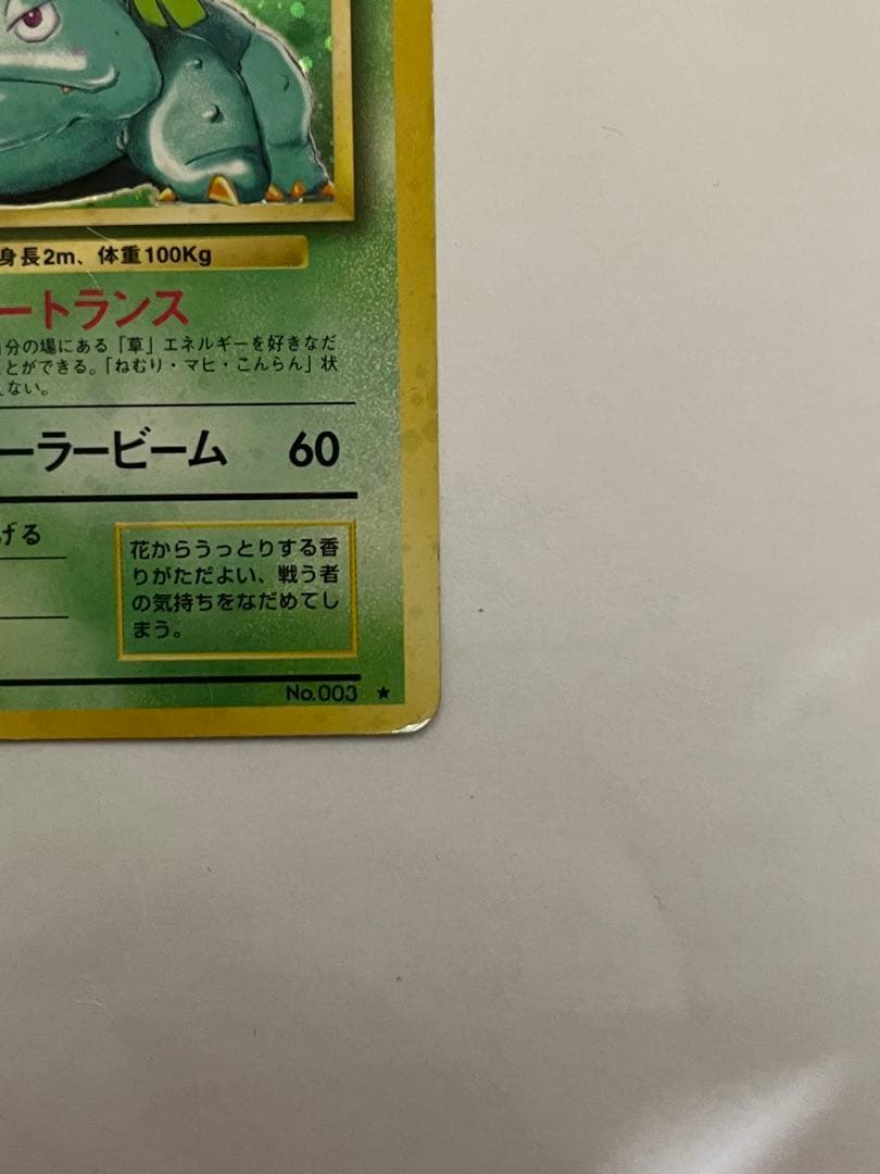 フシギバナ　ポケモンカード　旧裏