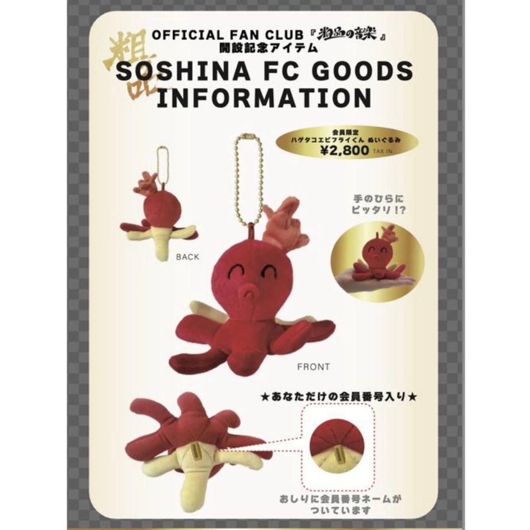 粗品の音楽 ハゲタコエビフライくんぬいぐるみ