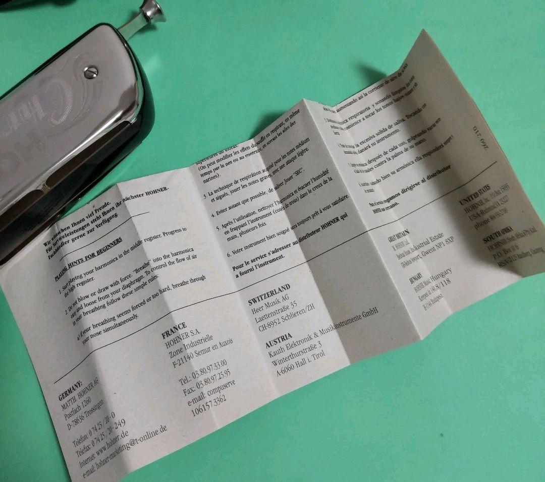 HOHNER Chrometta10 ハーモニカ