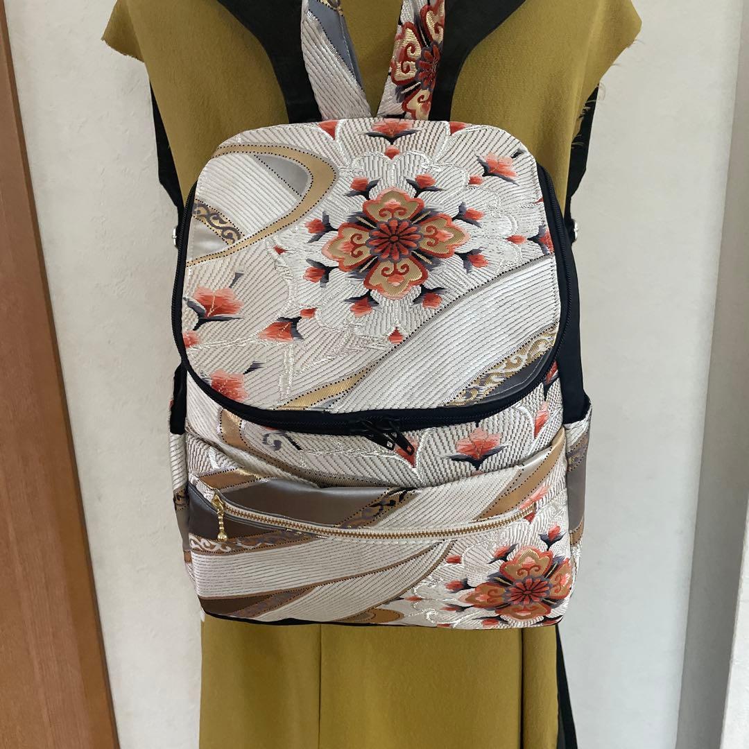 帯リメイクリュック 6-85