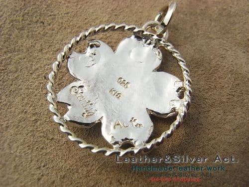 桜、さくらのペンダントトップ　シルバー925.ゴールド、k18 ハンドメイド