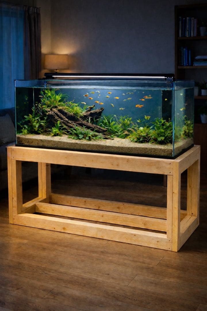 120cm水槽用 水槽台　幅120 奥行き450 高さ700 総耐荷重1t超