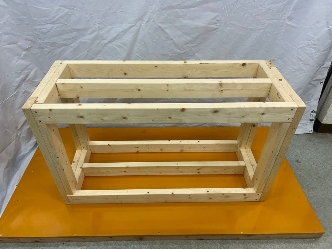 120cm水槽用 水槽台　幅120 奥行き450 高さ700 総耐荷重1t超