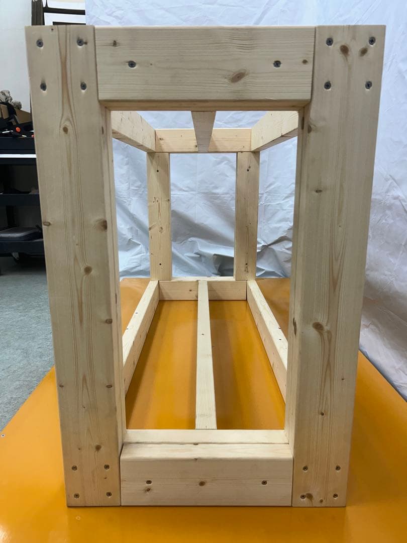 120cm水槽用 水槽台　幅120 奥行き450 高さ700 総耐荷重1t超